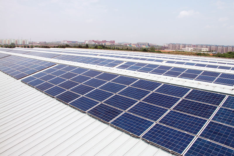 公司光伏項目-37MW光伏電站之公司組件廠屋頂項目